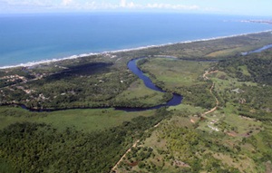 Foto de Aritaguá, área onde será construído o porto.