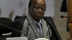 Joaquim Barbosa, presidente do Supremo Tribunal Federal.