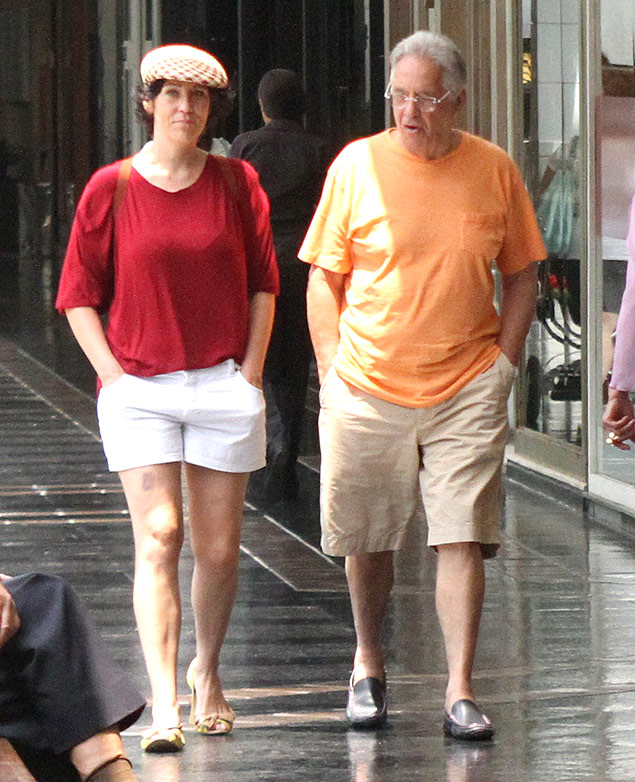 O casal Patrícia Kundrát e Fernando Henrique Cardoso.