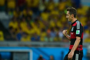 Miroslav Klose, o maior artilheiro em Copas. 