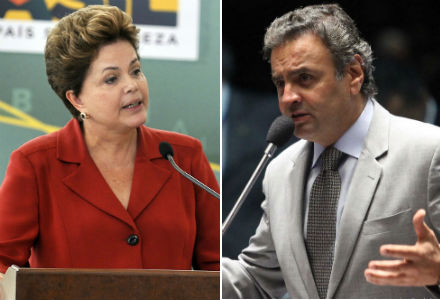 Dilma e Aécio.