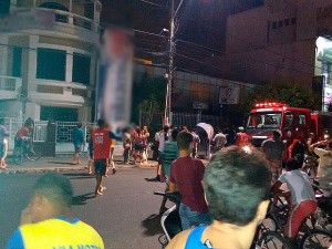 SAC de Jequié é atingido por incêndio na noite da terça-feira (03). Foto: Wellington Ferreira/Blog Marcos Frahm).