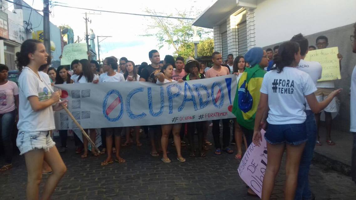 Itiruçu Notícias - O portal de notícias do Vale do Jiquiriçá: Estudantes do  IFBA de Jequié, falam da ocupação e o não a PEC 55