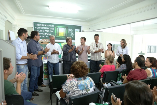 Treinamento dos coordenadores municipais do programa. Foto: Secom.